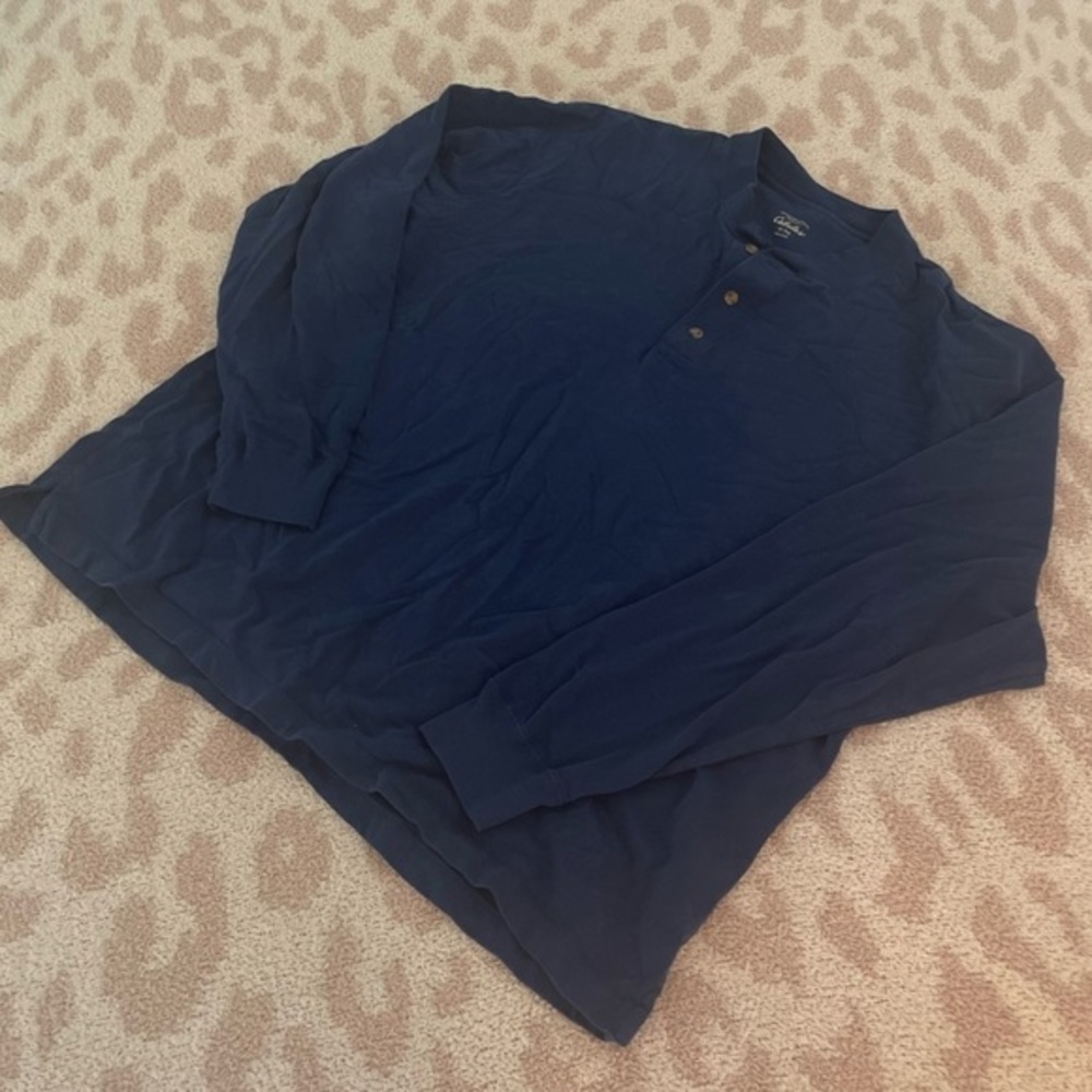 Cabelas Navy Longsleeve‎ Shirt